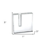 Siraj Clear Lead Free Crystal Bud Vase - Image 3