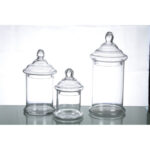 Sirine Clear Glass Apothecary Jar - Image 3