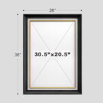 Sketch Church French Country Nature Landscape Illustrations Rustic Farmhouse Framed Print Wall Art - Image 3