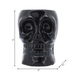 Skull-Shaped Ceramic Vase. - Image 3