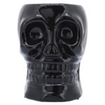 Skull-Shaped Ceramic Vase. - Image 4