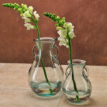 Small French Country Glass Vase, 6.25 inch, 25 oz Capacity - Image 5