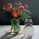 Small French Country Glass Vase, 6.25 inch, 25 oz Capacity - Image 6