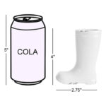 Small Stoneware Boot Vases with Distressed Finish (Set of 4) - Image 2