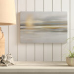 Soft Sea Landscape - Wrapped Canvas Graphic Wall Art - Image 2