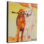 Stick With Me by Pat Saunders-White - Wrapped Canvas Print - Image 5