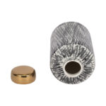 Stoneware Ceramic Decorative Jar with Removable Lid - Modern Accent Piece for Home Decor. - Image 2