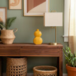 Stoneware Ceramic Vase with Abstract Textured Design - Modern Boho Decorative Accent for Stylish and Versatile Home Decor, Perfect for Shelves, Mantels, or Table Centerpieces - Image 4