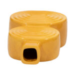 Stoneware Ceramic Vase with Abstract Textured Design - Modern Boho Decorative Accent for Stylish and Versatile Home Decor, Perfect for Shelves, Mantels, or Table Centerpieces - Image 8