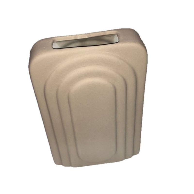 Stoneware Dolomite Vase with Modern Arched Design – Sleek Decorative Accent for Contemporary Interiors. - Chic Decora