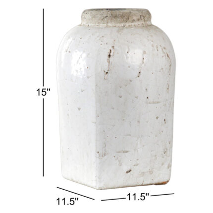 Stoneware Table Vase - Chic Decora