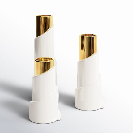 Stoneware Table Vase - Chic Decora