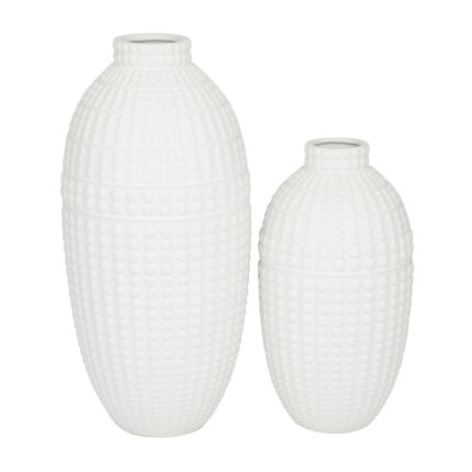 Stoneware Table Vase Set - Chic Decora