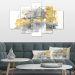 Styron Moving in and Out of Traffic II Yellow Grey' Print Multi-Piece Image on Canvas - Image 5