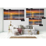 Sundown Descanso Beach - 3-Piece Canvas Print - Image 4