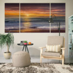 Sundown Descanso Beach - 3-Piece Canvas Print - Image 7
