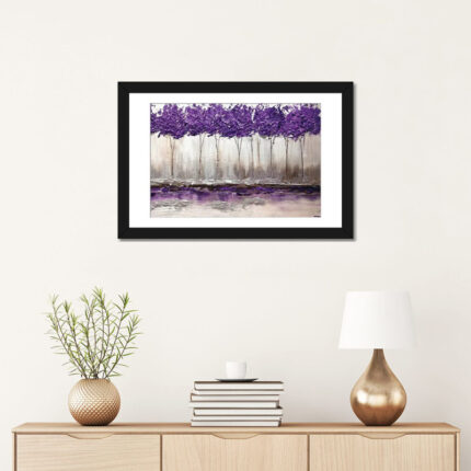 Swiger Osnat Tzadok Purple Summer – Print on Canvas - Chic Decora