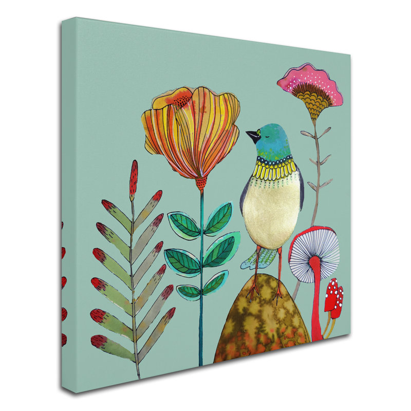 Sylvie Demers ” My Heart Of Gold ” by Sylvie Demers Painting Print - Chic Decora