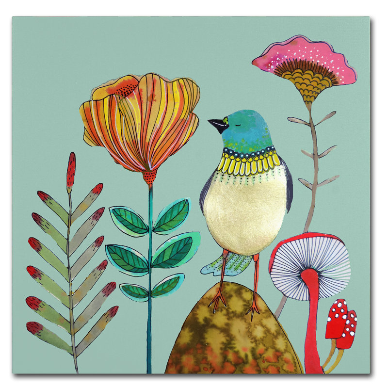 Sylvie Demers ” My Heart Of Gold ” by Sylvie Demers Painting Print - Chic Decora