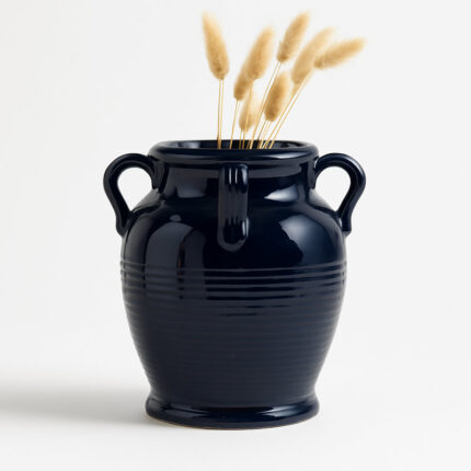 Table Vase For Home Decor – Terracotta Vase With Handles – Elegant Flower Vase Or Vases For Entryway Or Dining Room - Chic Decora