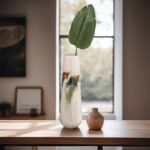 Table Vase for Contemporary Display on Shelves and Consoles - Sculptural Modern Home Decor