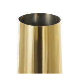 Tavistock Stainless Steel Metal Minimalistic Tall Floor Cone Decorative Vase - Image 3