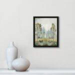 Teton Tall Green Trees II by Teton Pearce - Floater Frame Print on Canvas - Image 6