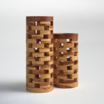 Thalia Handmade Solid Wood Table Vase - Image 5