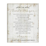 The Lords Prayer Our Father Graphic Art Print on Canvas - Image 7