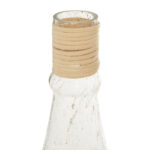 The Novogratz Glass Handmade Decorative Vase with Rattan Detail - Image 3