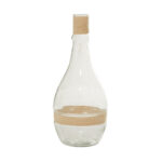 The Novogratz Glass Handmade Decorative Vase with Rattan Detail - Image 8