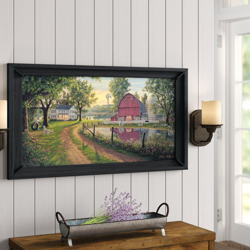 The Road Home Framed Wall Art for Living Room, Home Wall Décor by Kim Norlien - Chic Decora