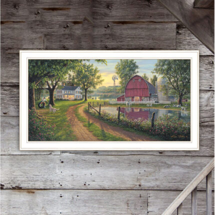 The Road Home Framed Wall Art for Living Room, Home Wall Décor by Kim Norlien - Chic Decora