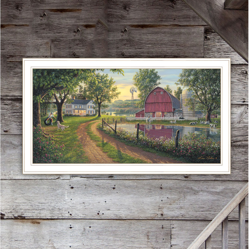 The Road Home Framed Wall Art for Living Room, Home Wall Décor by Kim Norlien - Chic Decora