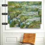 The Water Garden by Claude Monet - Print on Canvas - Image 3