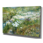 The Water Garden by Claude Monet - Print on Canvas - Image 4