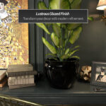 Traditional Black Fishbowl Planter - Image 6