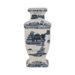 Traditional Chinoiserie Stoneware Ceramic Vase Handcrafted Decorative Accent with Timeless Design for Classic Interiors, Elegant and Stylish Home Decor Statement Piece - Image 5