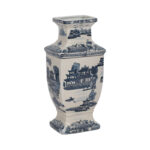 Traditional Chinoiserie Stoneware Ceramic Vase Handcrafted Decorative Accent with Timeless Design for Classic Interiors, Elegant and Stylish Home Decor Statement Piece - Image 6