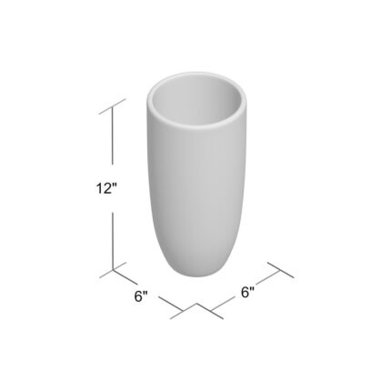 Turin Ceramic / Porcelain Table Vase (Set of 2) - Chic Decora