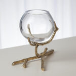 Twig Vase Holder-Nickel - Image 2