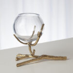 Twig Vase Holder-Nickel