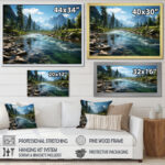 USA Yosemite National Park Landscape III - Usa Wall Art, Mountain and River Wall art Print - Image 3