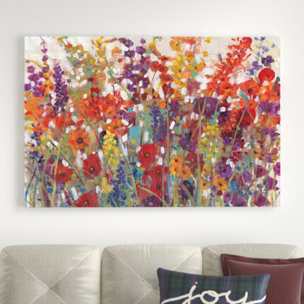 Variety Of Flowers II by Timothy O’ Toole – Gallery-Wrapped Canvas Giclée Print - Chic Decora