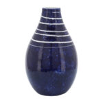 Vase Ceramic Stoneware Glossy 10" Modern Home Office Bedroom Living Room Decor - Image 7