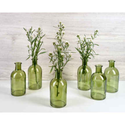 Veatch Glass Table Vase (Set of 6) - Chic Decora