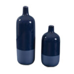 Vernon Blue Vase Set of 2 - Image 5
