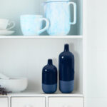 Vernon Blue Vase Set of 2 - Image 2