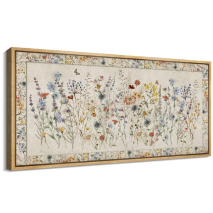 Vibrant Wildflower ” Charming Wildflower Botanical Modern Art Relax/Calm WarmExtra Large Wall Decor Office “ - Chic Decora