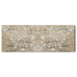 Vincent Van Gogh " Large Floral And Botanical Van Gogh In Gold Blossoms Inspiration Twin, French Country Gold "